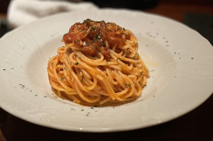 トマトソース スパゲッティ